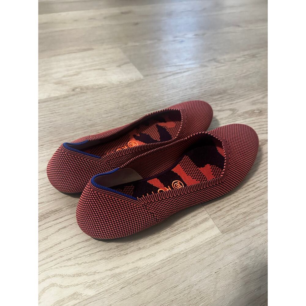 Rothy’s round toe flats Rose & navy size 10 - Picture 3 of 5